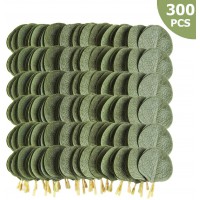 Meiliy 300pcs Bulk Eucalyptus Leaves Artificial Greenery Fake Green Leaves for DIY Wreath Wedding Boutonnieres Corsages Baby Shower Cake Flower Decorations