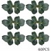 Meiliy 60pcs Bulk Rose Leaves Artificial Greenery Fake Rose Flower Leaves for DIY Wedding Bouquets Centerpieces Party Decorations Rose Vine Wreath Garlands Supplies
